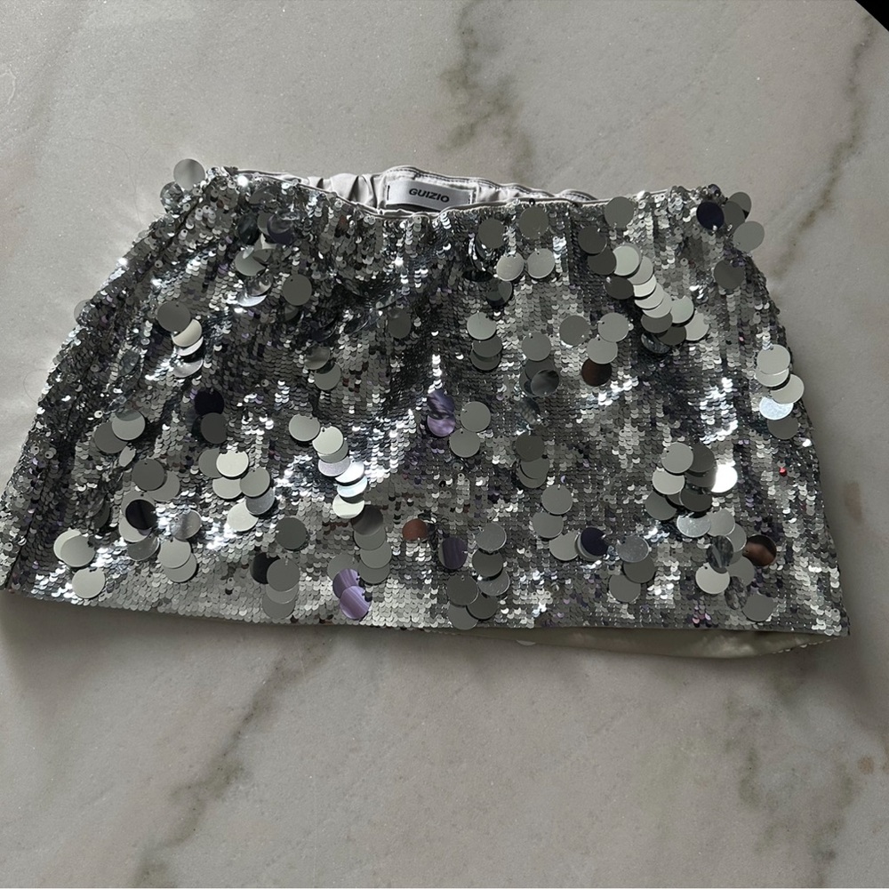 DANIELLE GUIZIO SEQUIN SKIRT